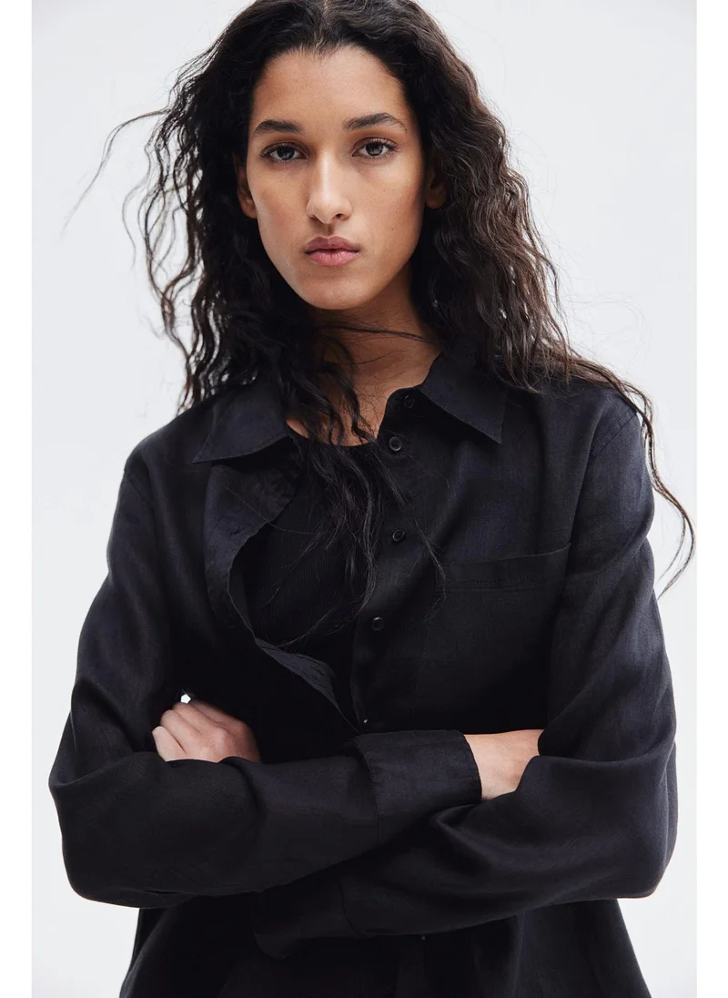 اتش اند ام Linen shirt