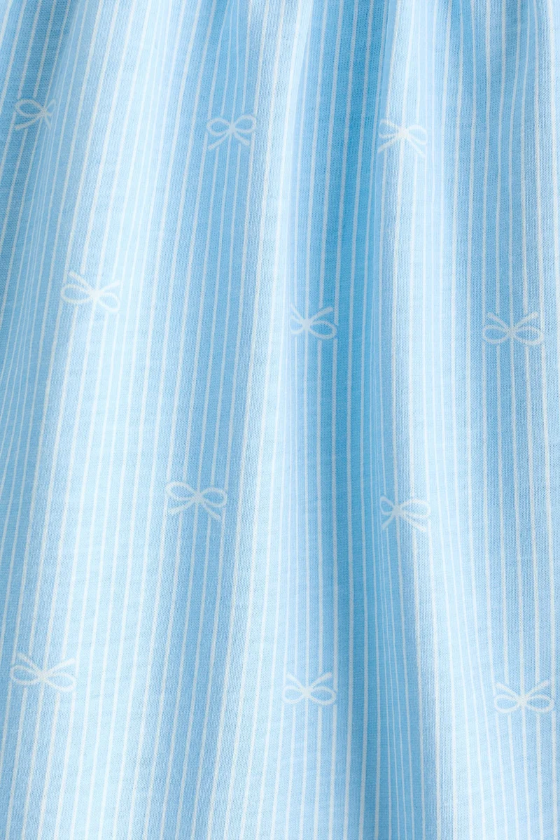 اتش اند ام فستان منقوش من القطن