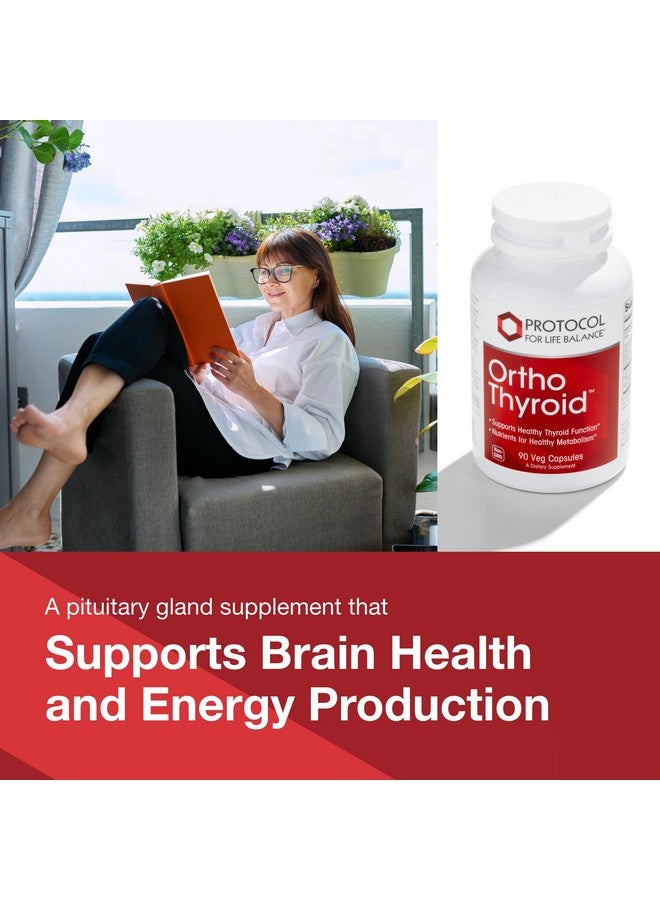 Protocol For Life Balance Protocol Ortho Thyroid - Supports Healthy Thyroid Function* - with Ashwagandha, Zinc & Selenium - Non-GMO & Kosher - 90 Veg Capsules - Image 3
