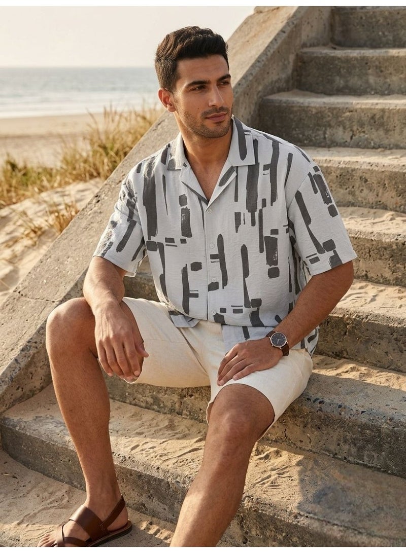 Hikes Men’s Premium Rayon Blend Printed Shirt – Lightweight, Breathable Summer Style - Image 2