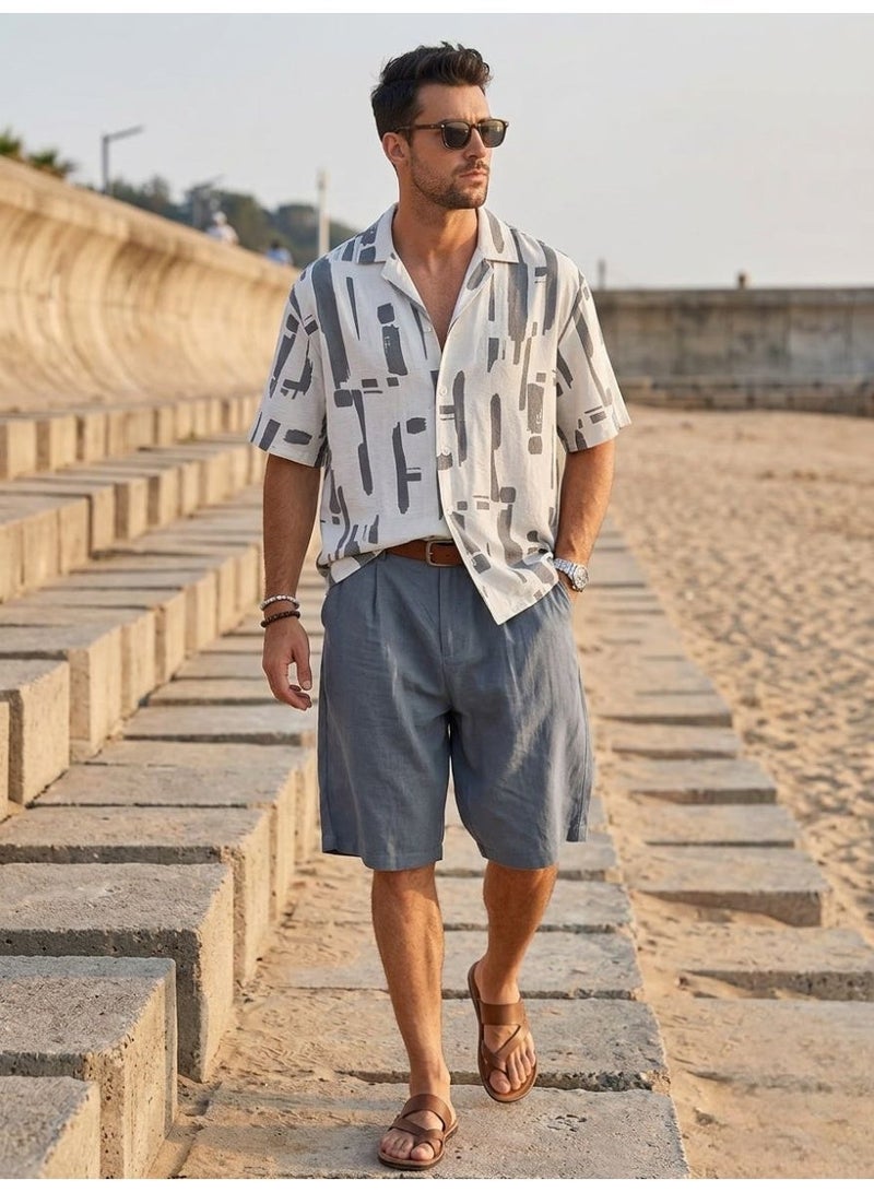 Hikes Men’s Premium Rayon Blend Printed Shirt – Lightweight, Breathable Summer Style - Image 4