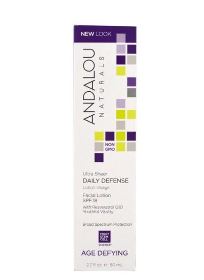 Andalou Natural Andalou Ultra Sheer Daily Defense Facial Lotion  - Image 1