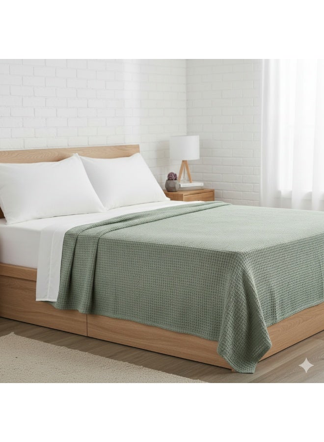 Nile Weave Elegant Egyptian Cotton Milano Throw Blanket – ultra-soft, lightweight, and beautifully crafted. Enjoy luxurious comfort, breathable warmth, and timeless sophistication in any room. - Image 3