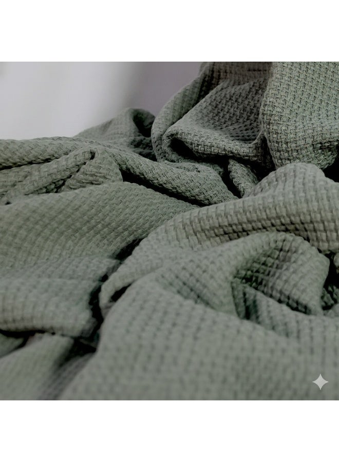 Nile Weave Elegant Egyptian Cotton Milano Throw Blanket – ultra-soft, lightweight, and beautifully crafted. Enjoy luxurious comfort, breathable warmth, and timeless sophistication in any room. - Image 5