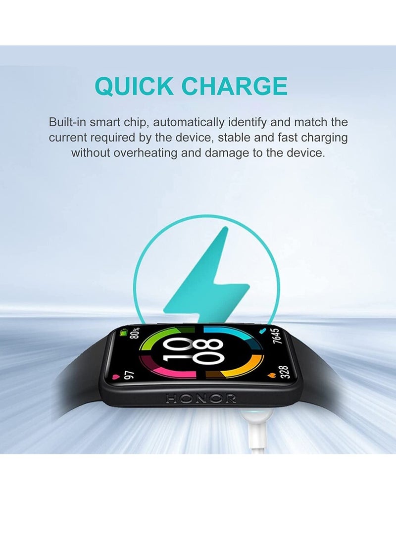 ELTRAZONE Charger Compatible with Huawei Watch Fit, USB Charging Cable Cord Base Dock Charger Adapter Stand For Huawei Band 6 smartwatch - Image 3