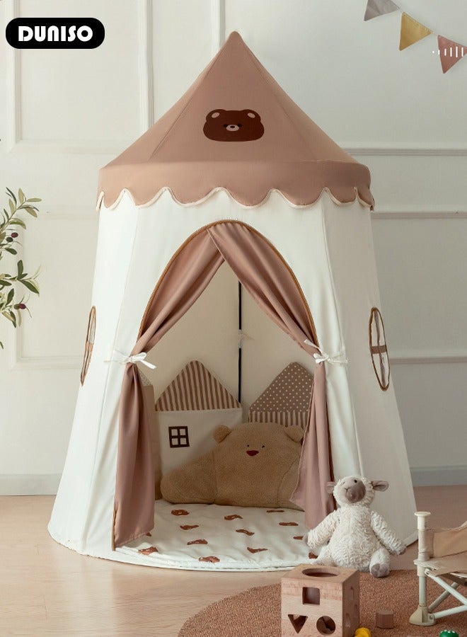 DUNISO خيمة لعب للأطفال، خيمة لعب قابلة للتنفس وقابلة للطي للأطفال الصغار، بيت لعب داخلي وخارجي للأطفال، سهلة الإعداد والتخزين، لعبة عيد ميلاد للأولاد والبنات، هدية مثالية في العطلات وأعياد الميلاد - Image 5
