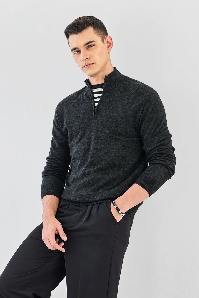 سنيتش سترة فاخرة بسحاب نصفي