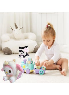 XICEN Cartoon Plush Stuffed Animal, Lovely Plush Dolls, 8 Inch Anime Cute Soft Plush Figure Toy, Soothe Kids Girl Toys, Birthday Gift for Kids  - Image 4