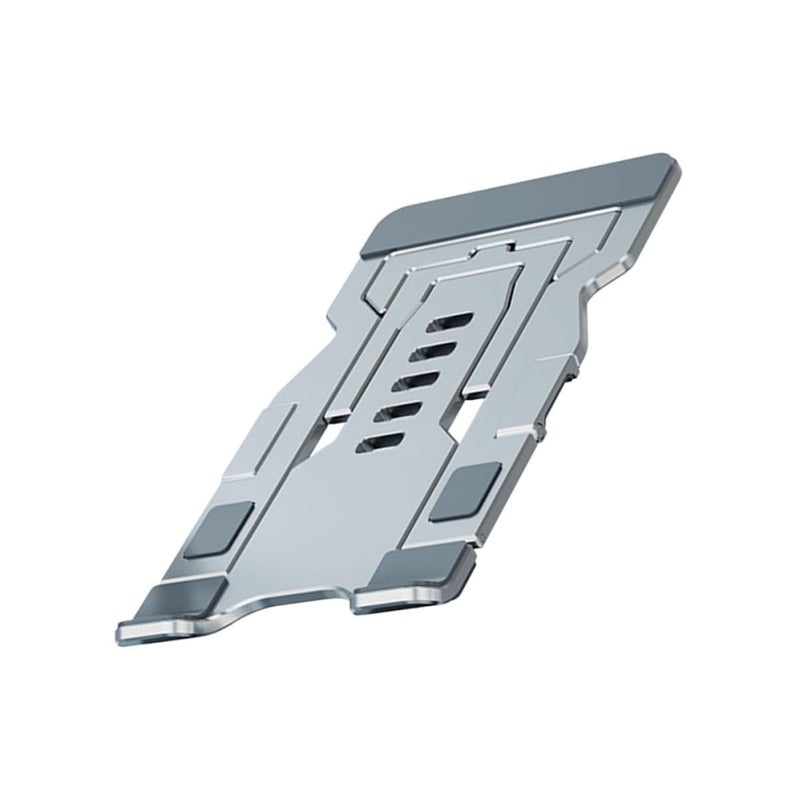 Foldable Silver Ultra Thin Phone Stand Tablet Support Desktop Holder for Travel Home Use - Image 2