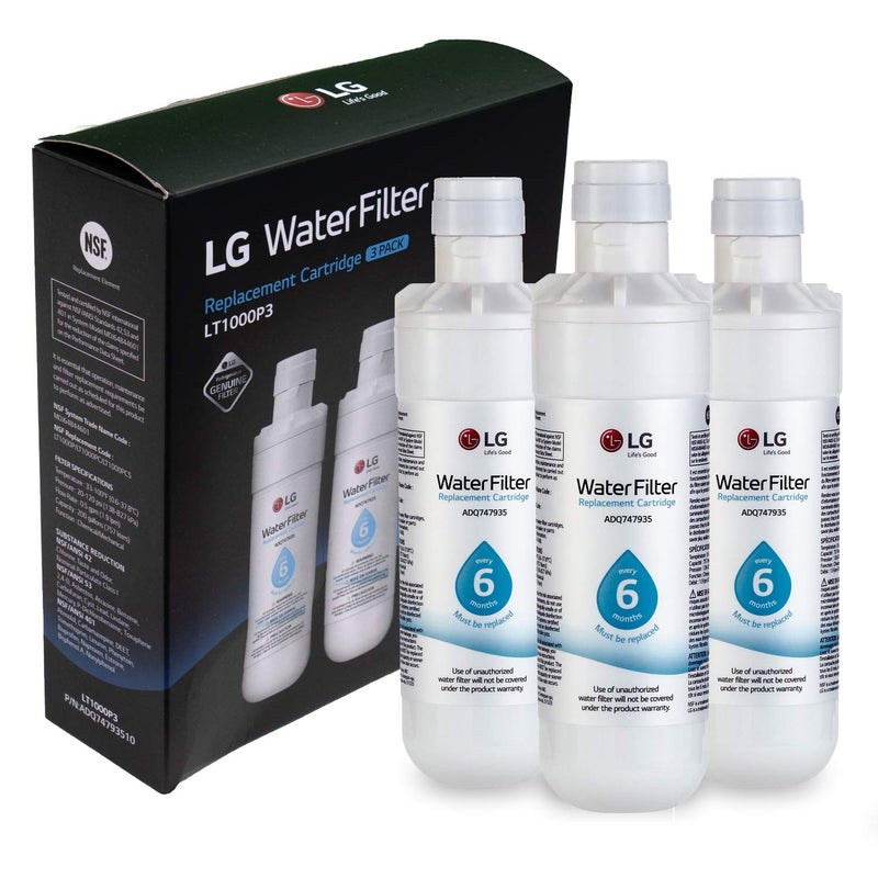 LG LT1000P3 6-Month / 200 Gallon Refrigerator Replacement Water Filter, 3 Count (Pack of 1), White - Image 3