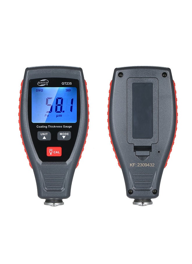 Benetech - جهاز قياس سمك الطلاء BENETECH GT235 LCD لقياس سمك الطلاء وقياس عمق طلاء السيارة 0~1800μm - Image 1