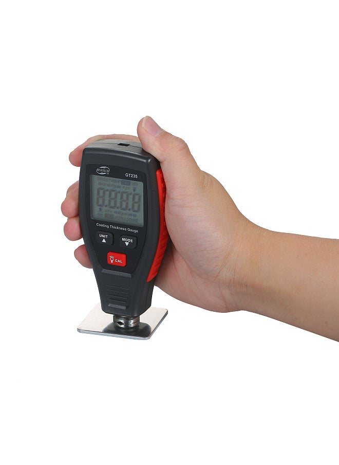Benetech - جهاز قياس سمك الطلاء BENETECH GT235 LCD لقياس سمك الطلاء وقياس عمق طلاء السيارة 0~1800μm - Image 1