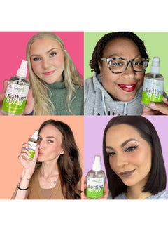 Bella Jade Makeup Setting Spray for Face - Long Lasting Mist: Hydrating Dewey Finishing + Organic Green Tea & MSM - All Skin Types - Large 4 oz Bottle  - Image 4