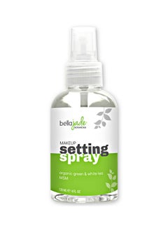 Bella Jade Makeup Setting Spray for Face - Long Lasting Mist: Hydrating Dewey Finishing + Organic Green Tea & MSM - All Skin Types - Large 4 oz Bottle  - Image 1