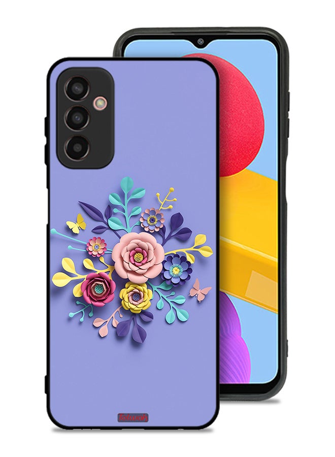 Tolwak Samsung Galaxy M23 Protective Case Cover Flowers Art - Image 1