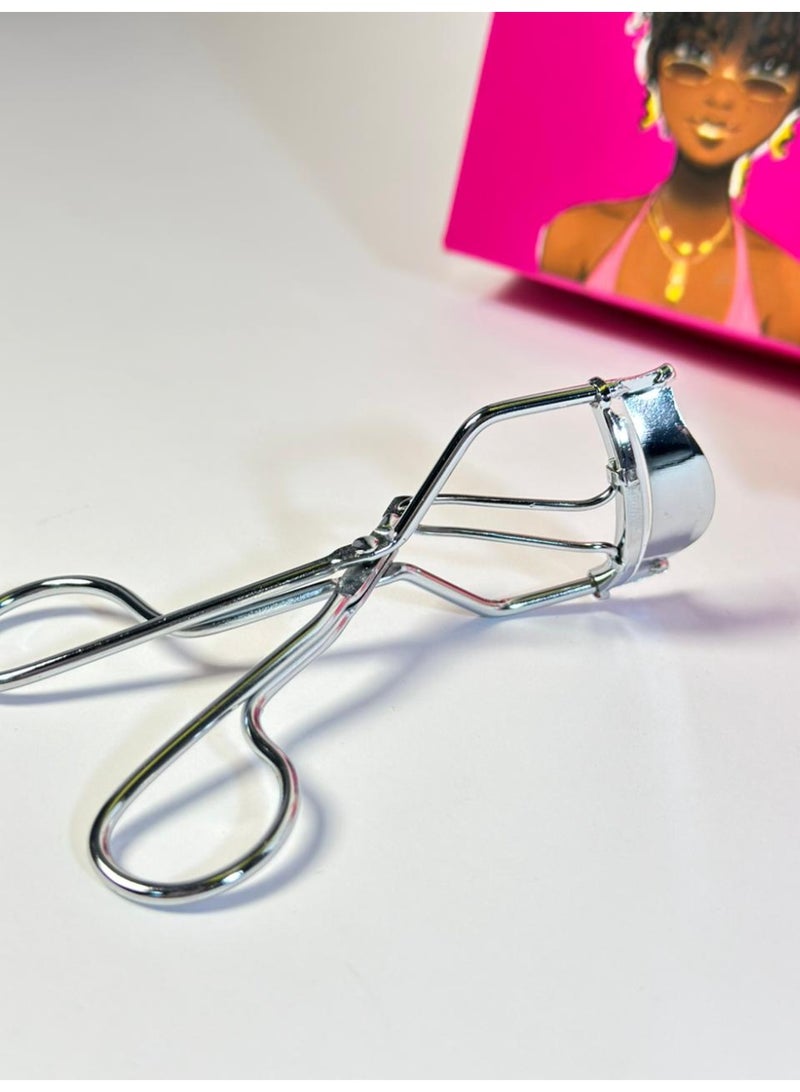 Portable Eyelash Curler Tool Lash Curler Silver color Eyelash Curler - Image 4