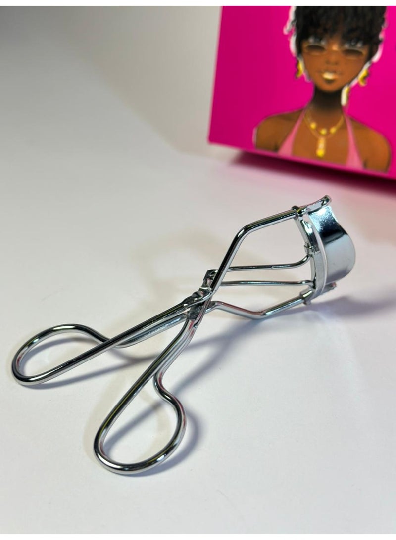 Portable Eyelash Curler Tool Lash Curler Silver color Eyelash Curler - Image 3