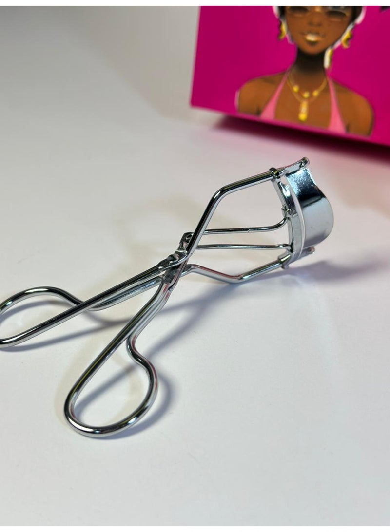 Portable Eyelash Curler Tool Lash Curler Silver color Eyelash Curler - Image 2