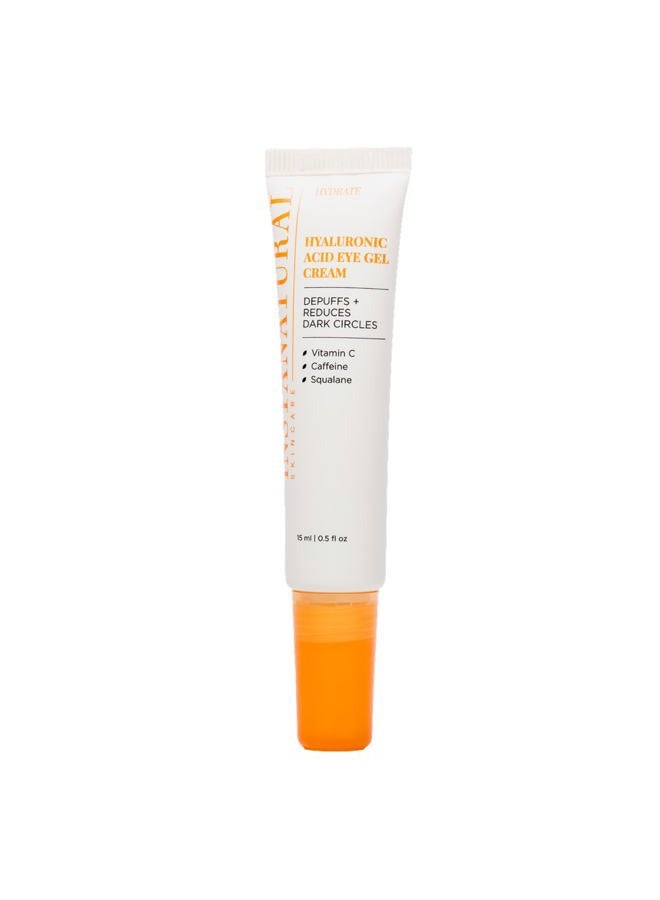 Instanatural , Hyaluronic Acid Eye Gel Cream, 0.5 fl oz (15 ml) - Image 1