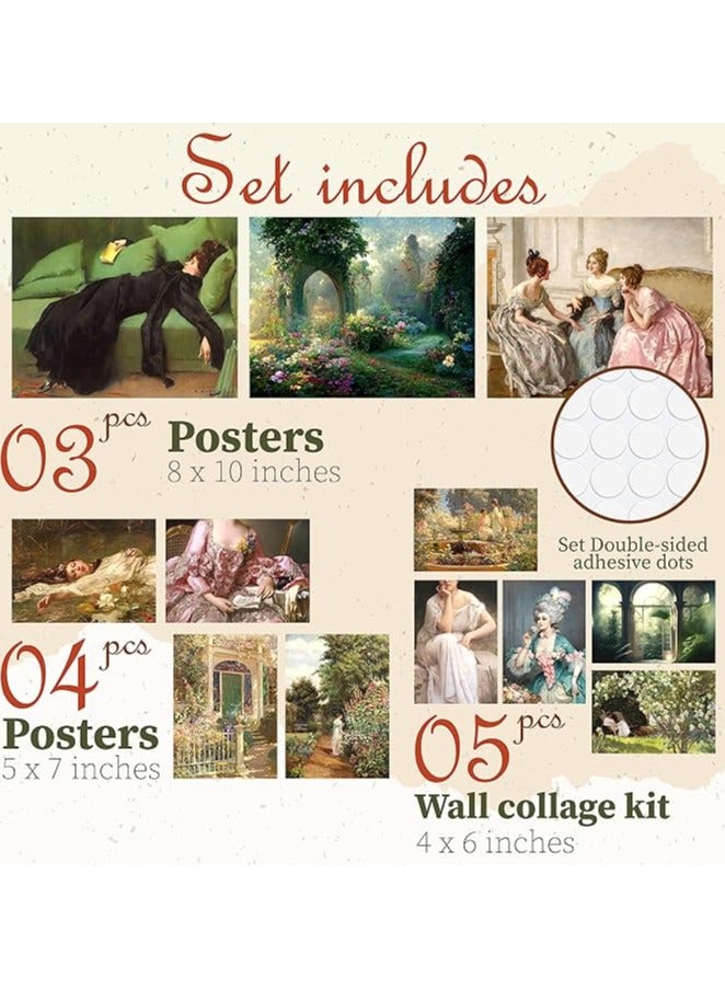 مؤسسة فكرة اليوم ديكور فيكتوري قوطي للمنزل - ديكور حائط فيكتوري عتيق، صور فيكتورية للجدار، طباعة ملصق صورة للسيدات عتيقة، ديكورات غرفة نوم متقلبة الحد الأقصى (8x10 غير مؤطرة) - Image 4