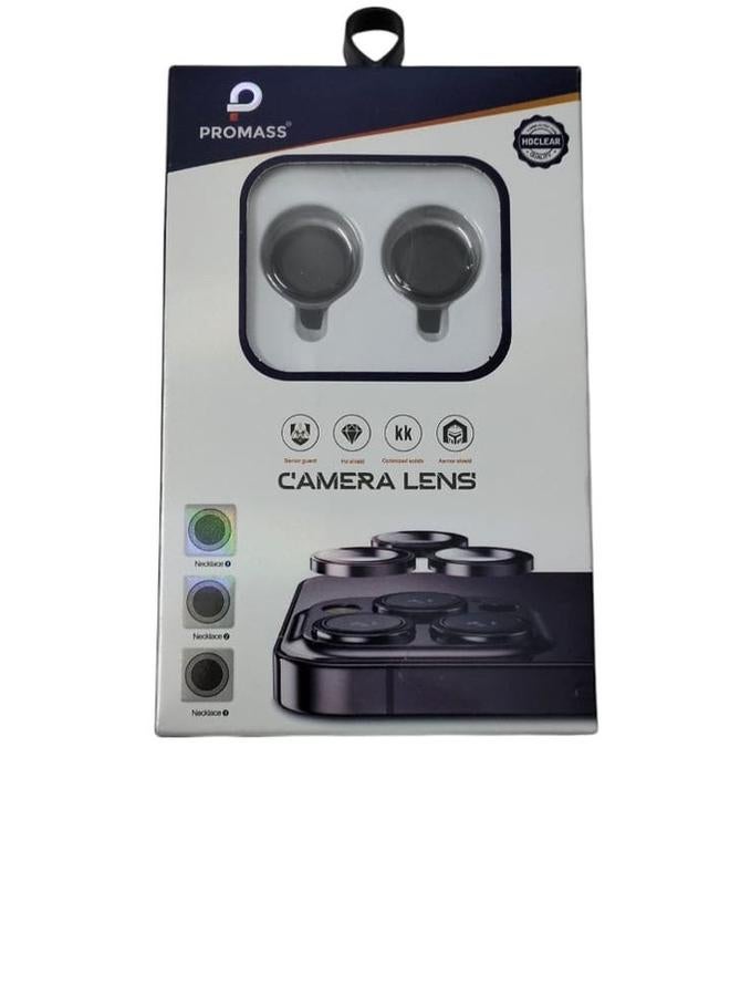 PROMASS Glass camera lens protector for iPhone 16 Plus black - Image 3