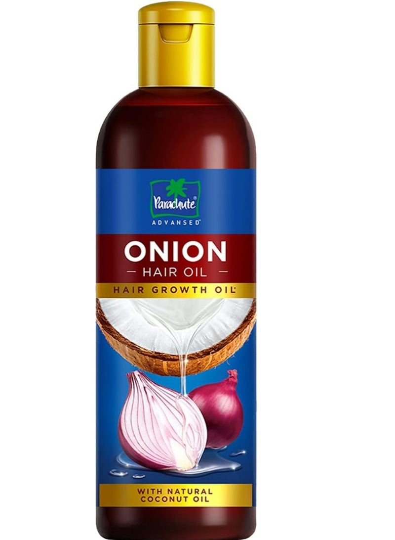 Parachute Onion Hair Oil For Hair Growth And Hair Fall Control With Natural Coconut Oil And Vitamin E 200 ML - Image 3