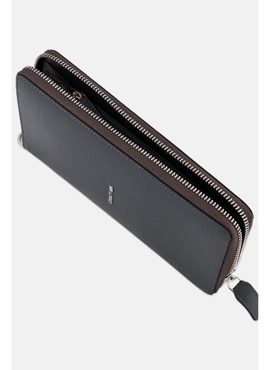 CERRUTI 1881 Men Cerrutis Brand Logo Wallet, Grey  - Image 4
