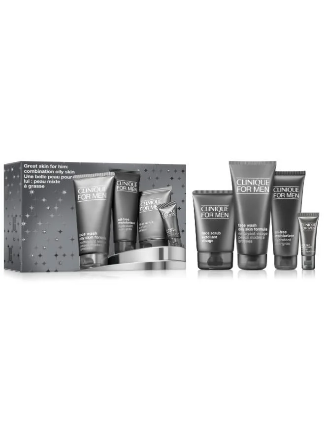 CLINIQUE Great for Him: Clinique For Men Set For Combination Oily Skin