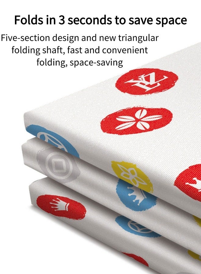 Vixplorn Large waterproof soft Newborn Games mat, baby floor mat, foldable baby play mat, indoor and outdoor reinforced crawling mat, suitable for home, kindergarten, outdoor and travel use (Size：200*180*1cm) - Image 3