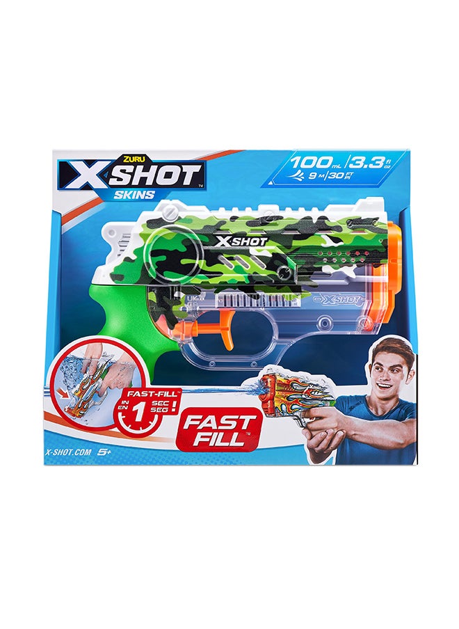 Zuru X-Shot أكياس ماء نانو ملء سريع - تمويه غابة - لعبة تصويب أكشن للأطفال، المراهقين، الكبار، الأولاد والفتيات، أنشطة عطلة خارجية، هدايا للأطفال من عمر 8 سنوات فما فوق  - Image 1
