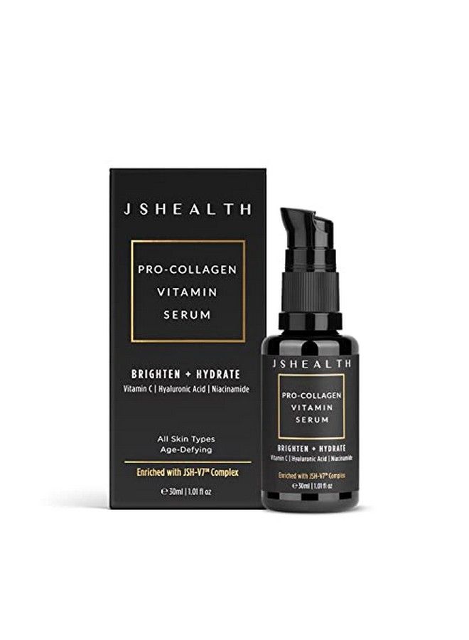 JSHealth Vitamin C Serum For Face Brightening Hyaluronic Acid Serum Anti Aging Vitamin C Face Serum Hydrating Facial Serum With Niacinamide  - Image 2