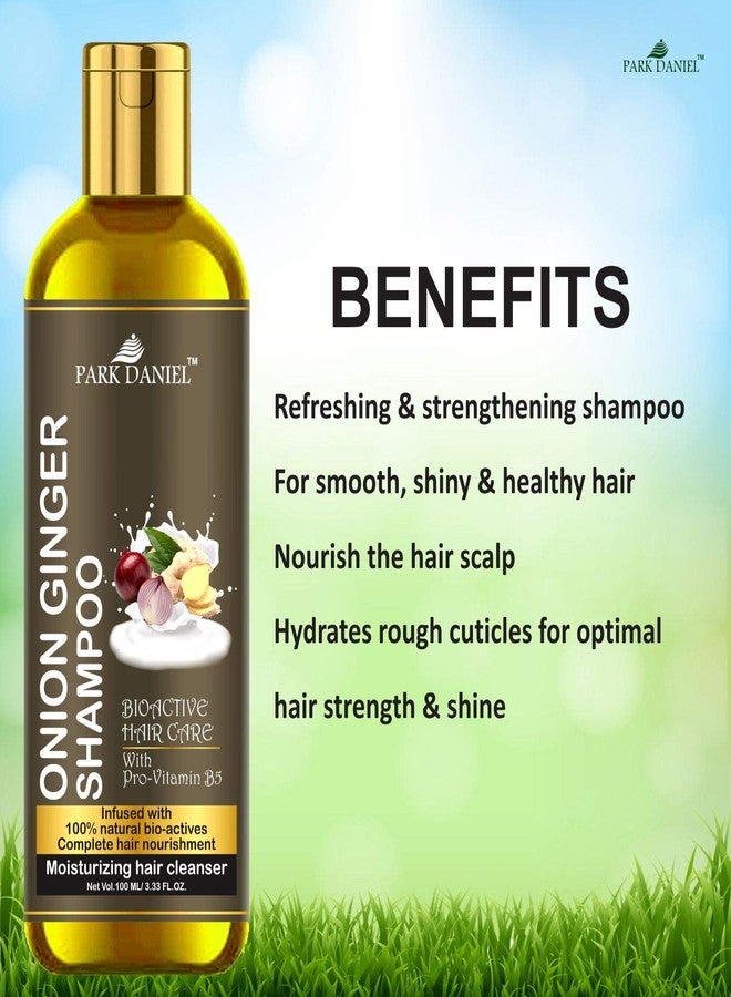 Park Daniel شامبو بارك دانيال بريميوم بالبصل والزنجبيل - لتغذية وترطيب الشعر (100 مل) - Image 3