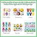 DMIGHT 36 PCS Prefilled Easter Party Favors Including Keychains Stampers Easter Party Decorations - Image 4