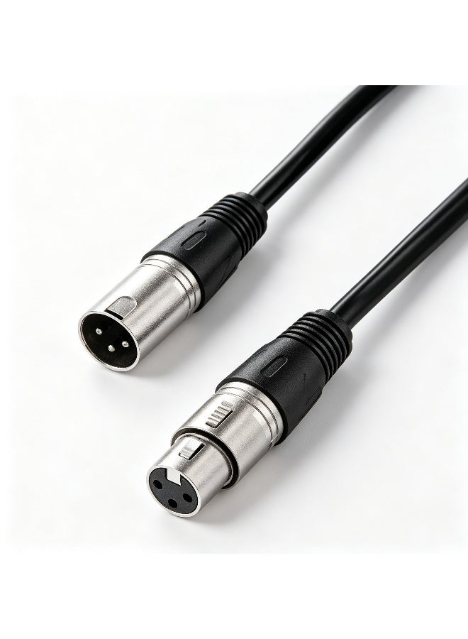 Arceyoo XLR Microphone Cable Male To Female 3 Pin Cannon Balanced Extension Cable for Recording Applications, Mixers, Speaker Systems, DMX Lights,Mixer,Amplifiers (5M/16.4Ft) - Image 1