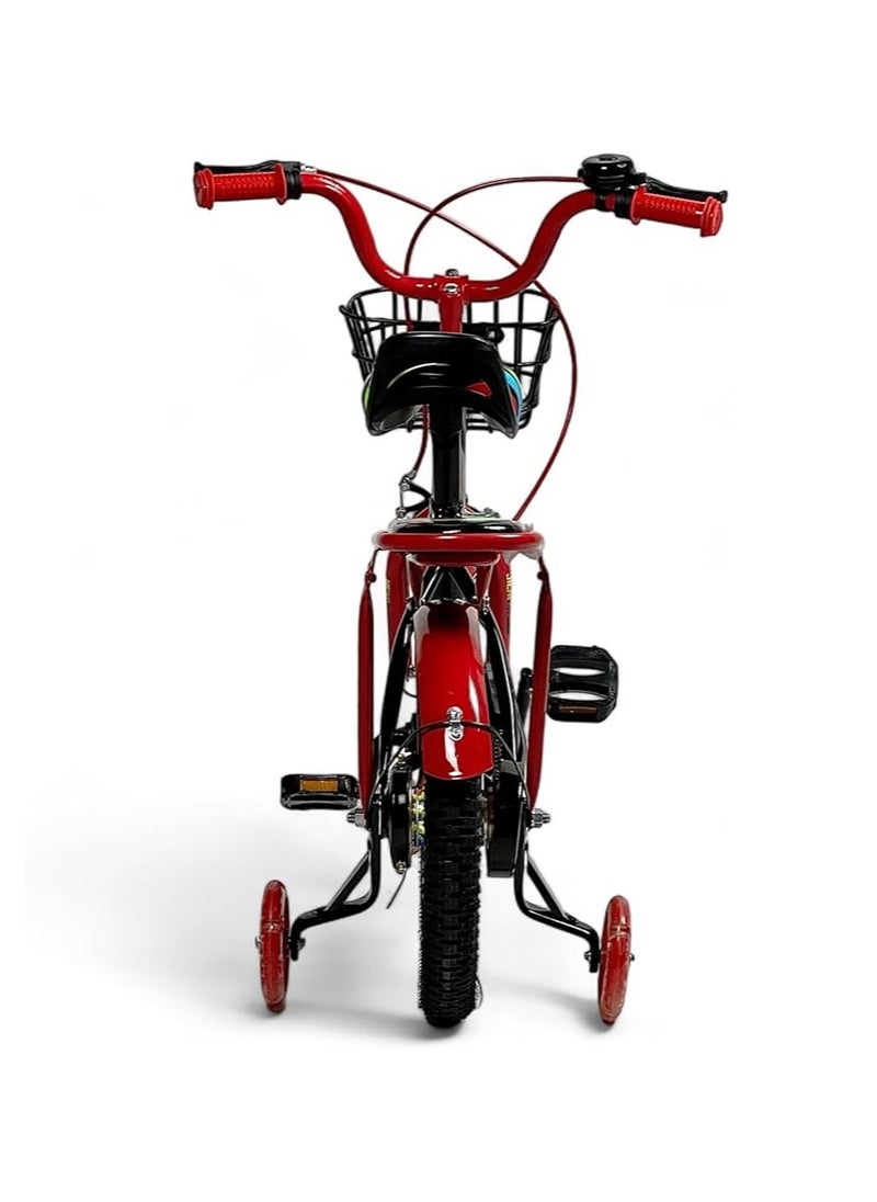 Jiekai Kids Bike for Ages 5-9 Years Old Children,14-Inch Style Kid's Bikes with Training Wheels, Children Bicycle with Additional Seat and Front Basket, Children Bicycle for Kids and Toddler  - Image 4
