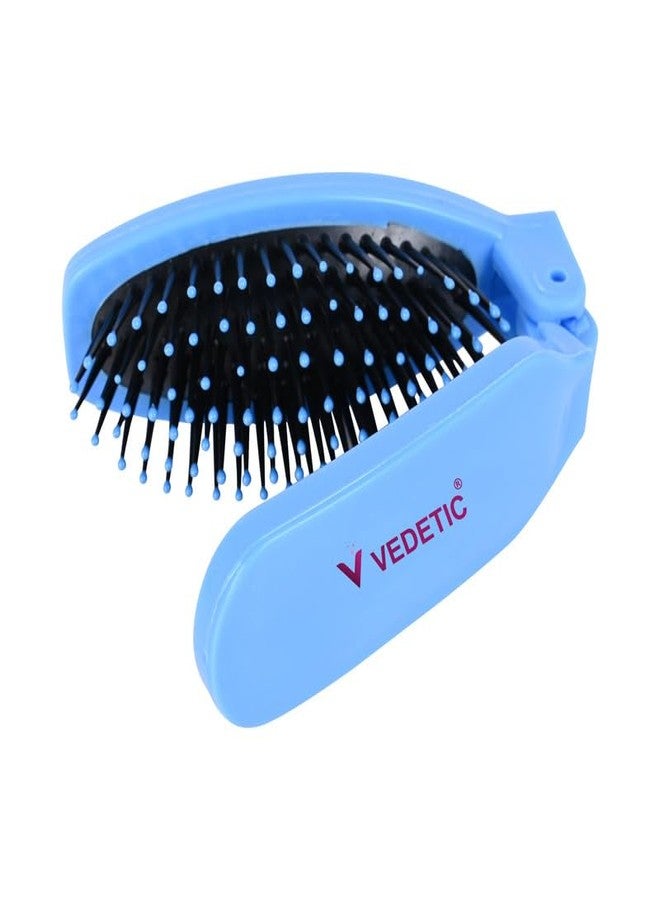 VEDETIC® Double Headed Anti-Static Massage Comb, Prevent Tooth Breakage And Reduce Frizzy Static - Blue - Image 1