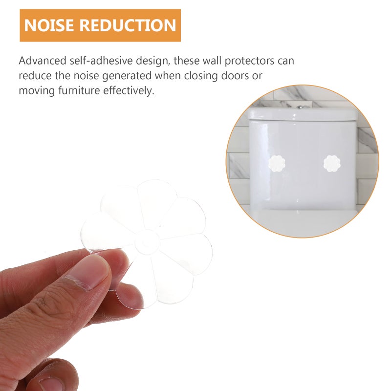 10Pcs Transparent Door Bumper Wall Protector Self Adhesive Clear Door - Image 5