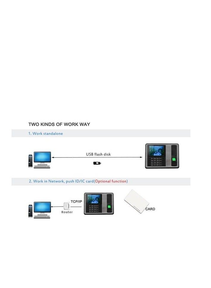 Crony Biometric Fingerprint Password Attendance Machine - Image 4