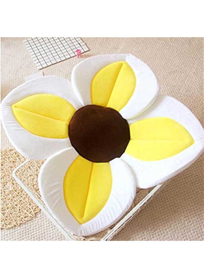 Baby Bath Pad, Comfort Flower Bathtub Mat, Sink Bathtub,The Original Washer-Safe Flower Seat for Newborns (yellow) - Image 2
