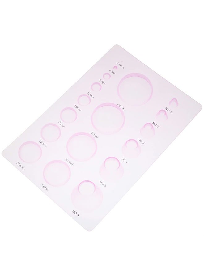 Lind Kitchen 2PCS 3-Row Paper Quilling Tools Concave-Convex Spherical Styler 3D Domes Half Ball Mould Plastic Mini Quilling Mold for DIY Paper Craft Tool - Image 5