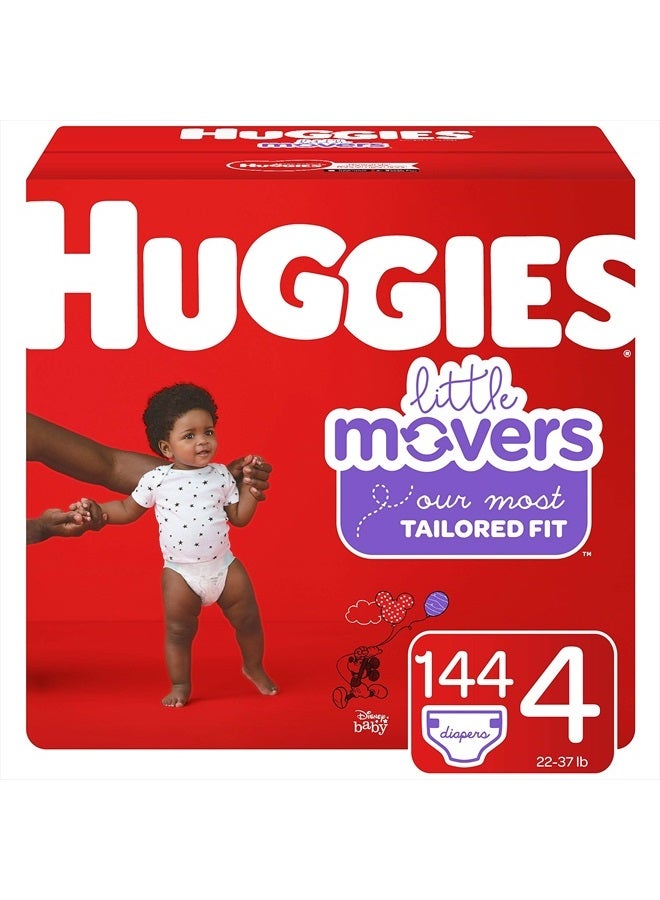 Huggies Overnites Nighttime Diapers,Size 4 (144 Count)