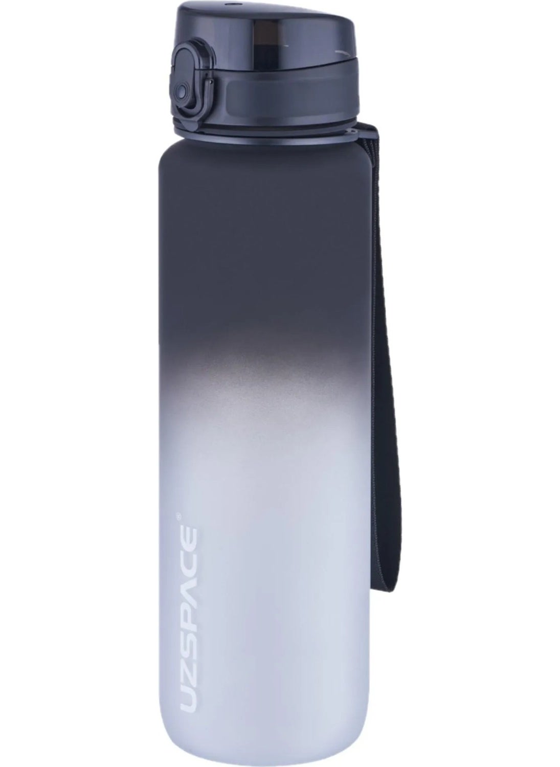 UZSPACE Fiftyfifty 1000ML Large Size Double Color Softtouch Ff Collection Tritan Water Bottle  - Image 1