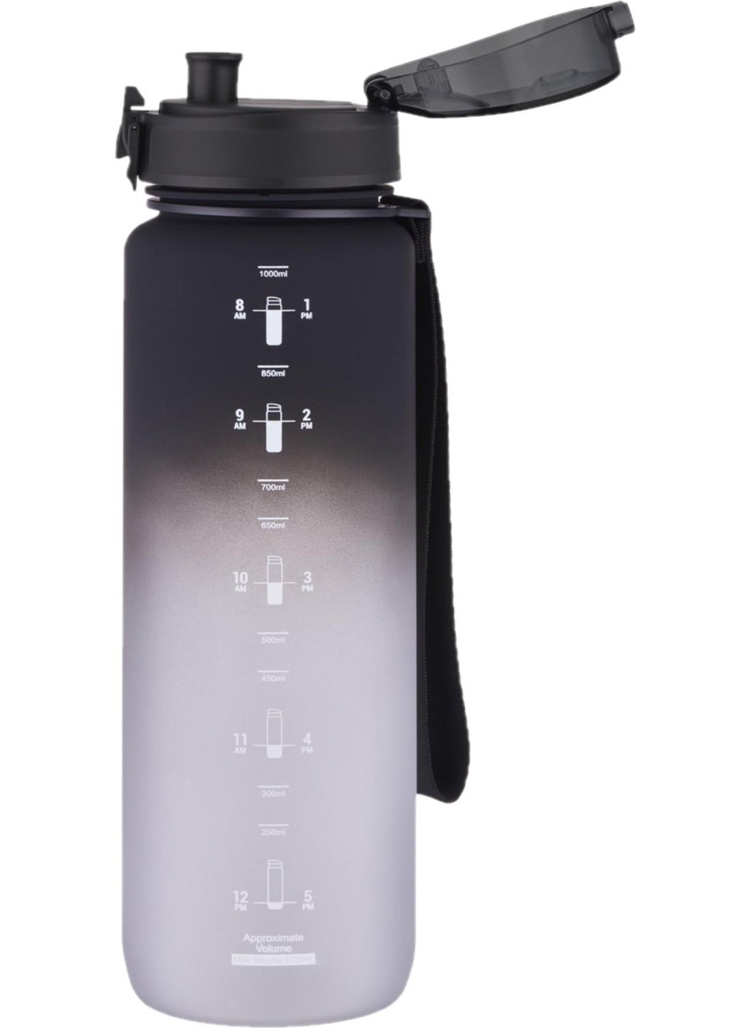 UZSPACE Fiftyfifty 1000ML Large Size Double Color Softtouch Ff Collection Tritan Water Bottle  - Image 5