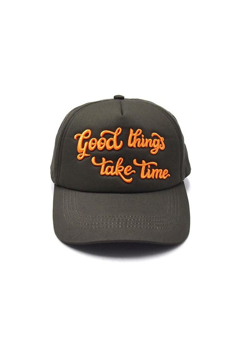 Fighter Gifts - Good Thing Take Time Head Cap - Image 1