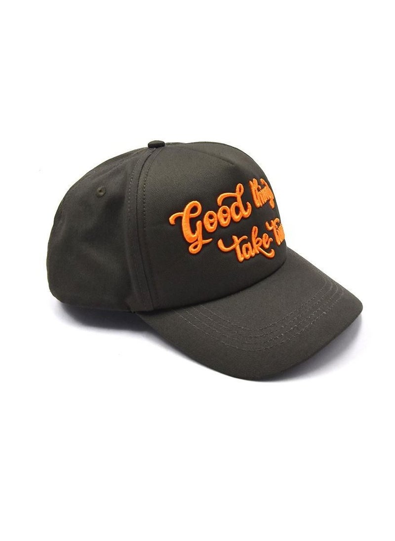 Fighter Gifts - Good Thing Take Time Head Cap - Image 1