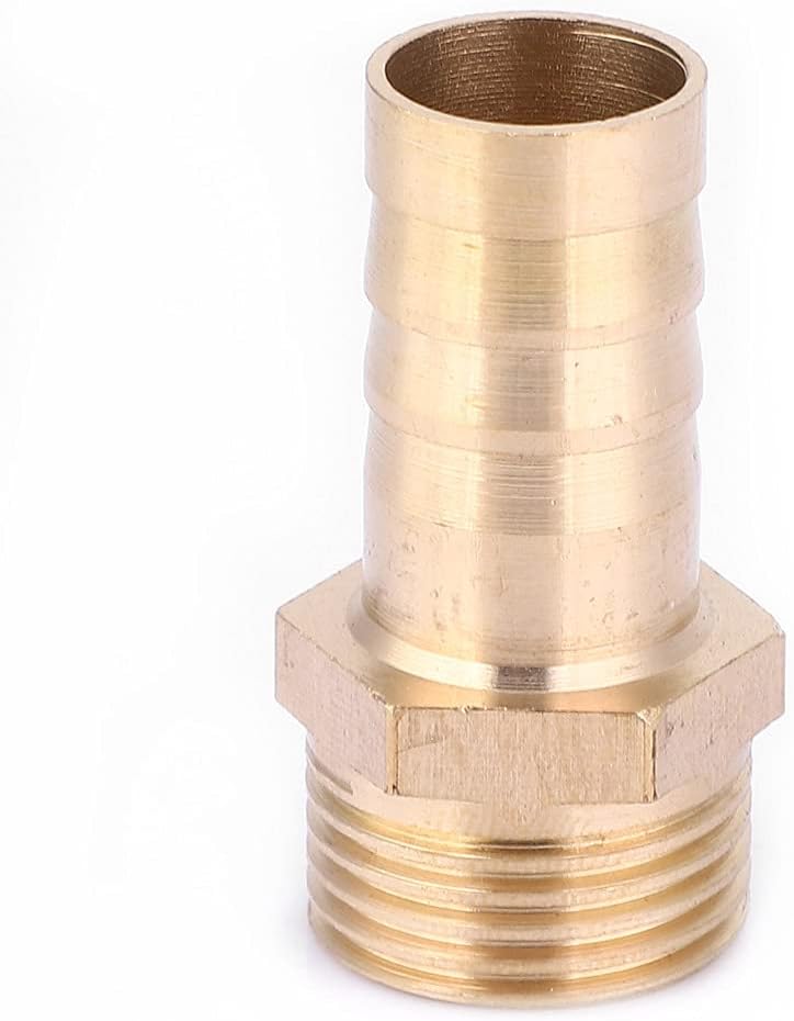 Brass Barb Connector G3 / 8 Male Thread Pipe Fitting 5pcs, Durable, Compact Size - High Pressure Resistance, Easy Installation, Ideal for Gas and Liquid Use (12MM) - Image 5