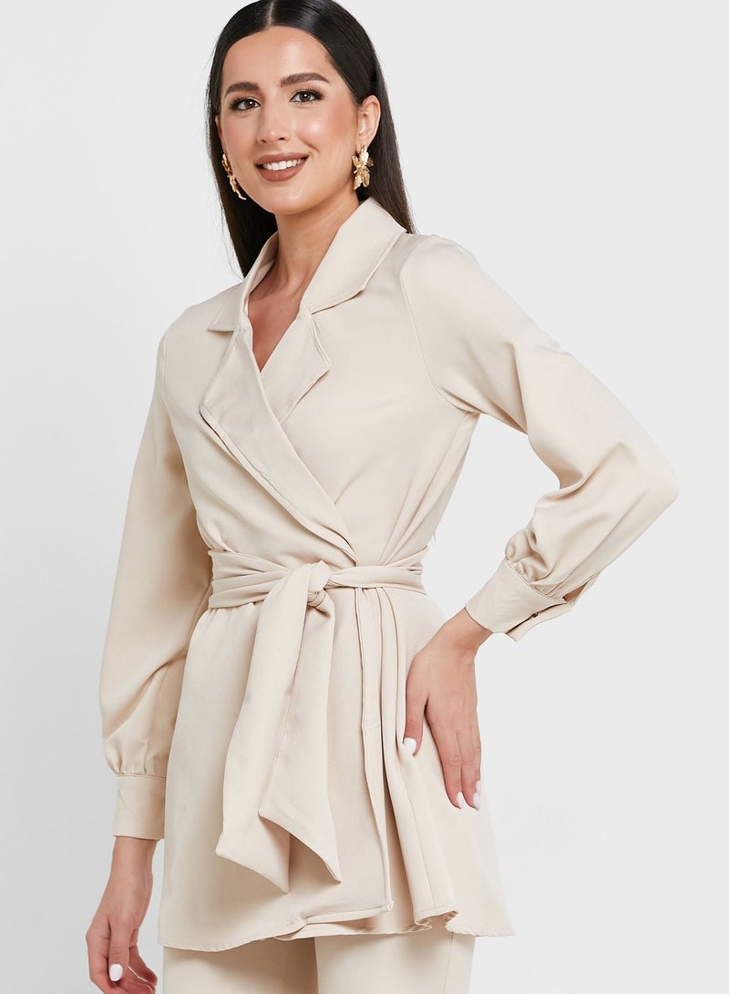 Khizana Belted Jacket & Pant Set  - Image 3