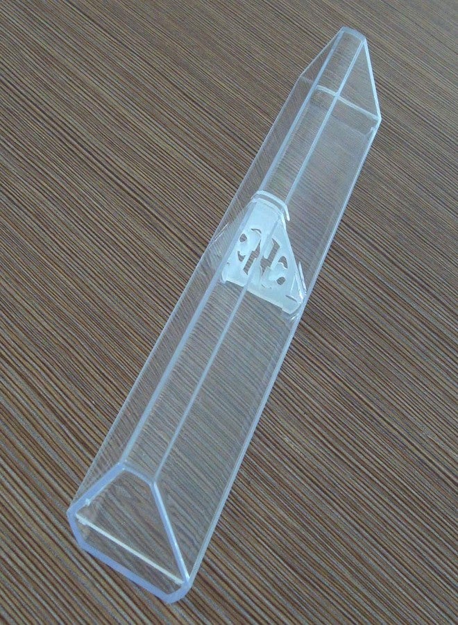 luzen 6Pcs Acrylic Ballpoint Pen Case Holder Gift Box Empty Single Pen Display Storage Case Tube Pens Containers for School Business Office Supplies (Clear, Triangle) - Image 3