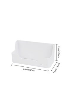 SYOSI Storage Caddy Shelf, Bedside Shelf Accessories Organizer, Wall Mount Self Stick On, Suitable for Home, Office, Bedroom Décor (Box Type)  - Image 2