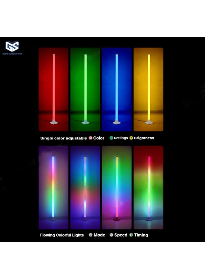 إضاءة زاوية LED مع بلوتوث وجهاز تحكم عن بعد، تعمل بمنفذ USB - Image 2